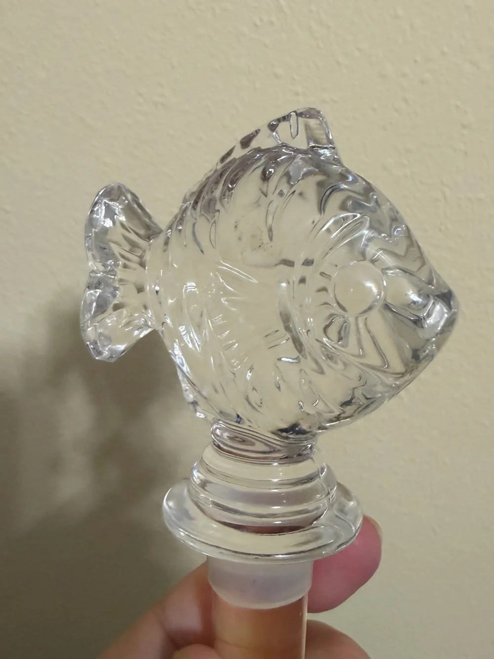Mikasa Crystal Fish Bottle Stopper
